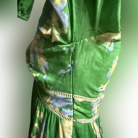 Ba&Sh Womens  Parela Midi Dress, Green small flaw - Picture 5 of 6